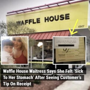 Waffle House Waitress Says She Felt ‘Sick To Her Stomach’ After Seeing Customer’s Tip On Receipt