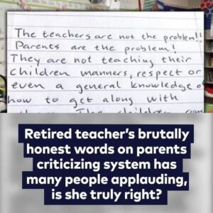 Retired teacher’s letter to parents is hailed by thousands – do you agree?