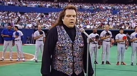 Meat Loaf showed everyone how the National Anthem should be sung. This will give you goosebumps…