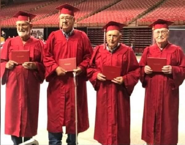 4 veterans receive high school diplomas almost 70 years after leaving to join military