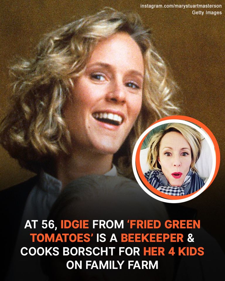 Mary Stuart Masterson, a.k.a. Idgie from “Fried Green Tomatoes,” isn’t a teen tomboy anymore. She has grown her hair and maintains a life of a farmer.