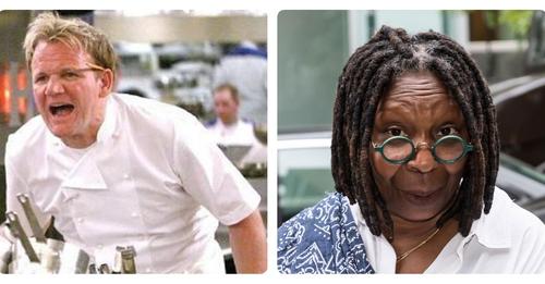 Gordon Ramsay Throws Whoopi Goldberg Out of His Restaurant. See it below!!
