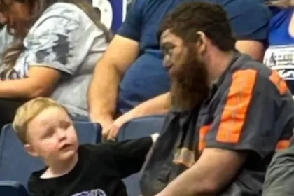Viral Photo Of Dad At Basketball Game Turns Heads Online. See it below!