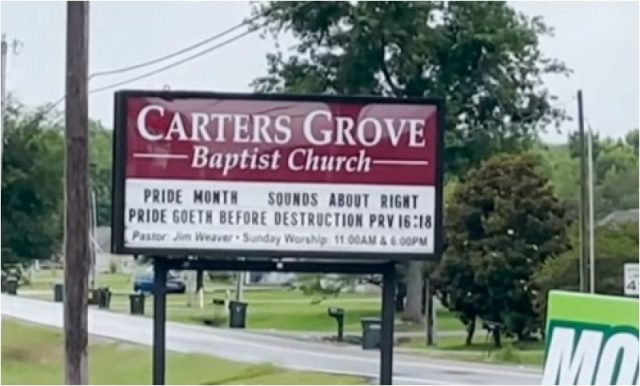 One Christian church in Alabama was at the center of controversy over a phrase posted on a large sign. Critics claimed it was too offensive to certain members of the community while others agreed with the pastor who said it was a biblical message.