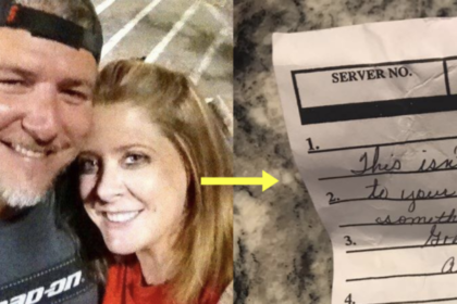 Server Slips Texan Couple Note, They Don’t Read It Until After Leaving Restaurant. See it below!!
