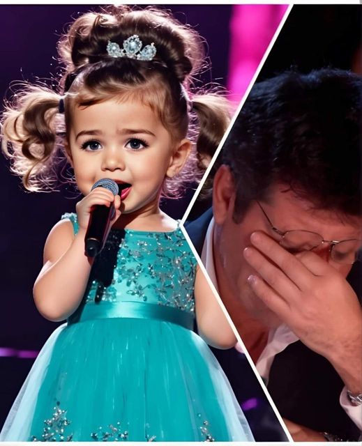 This has never happened before in history, Simon Cowell Breaks Down in TEARS as little girl started singing, the entire crowd gasped