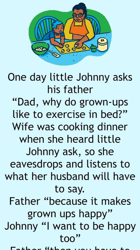 One day little Johnny asks his father(Just for fun)