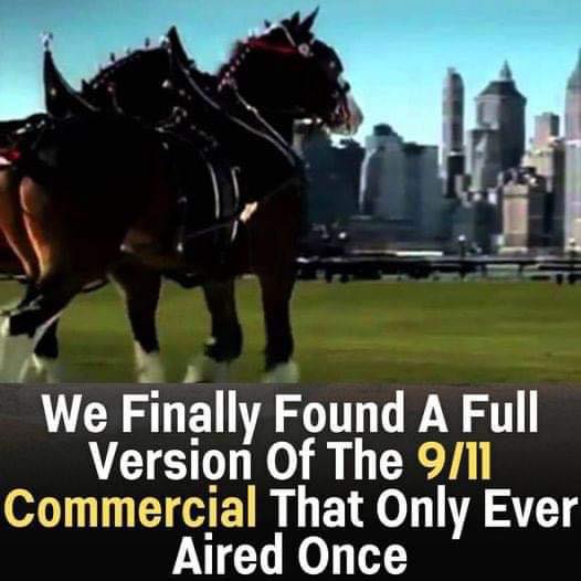 9/11 Budweiser commercial aired only once – gives everyone chills to last a lifetime