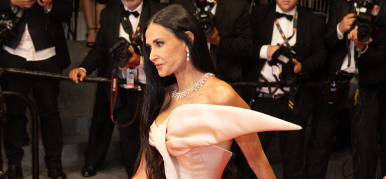 At 61, Demi Moore’s super long hair divides fans in recent appearance – “Not appropriate for her age”