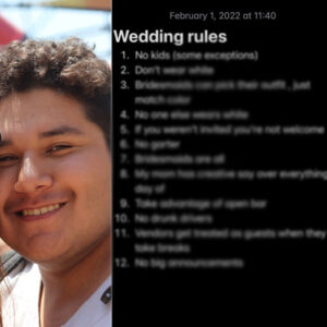 I Offended My Fiancé’s Family by Giving Them Four Wedding Guidelines, and They Won’t Attend