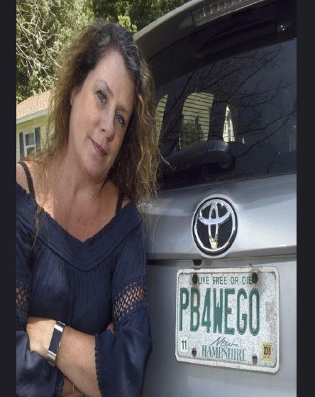 She’s had her license plate for 15 years, but now the state finds it “inappropriate.”