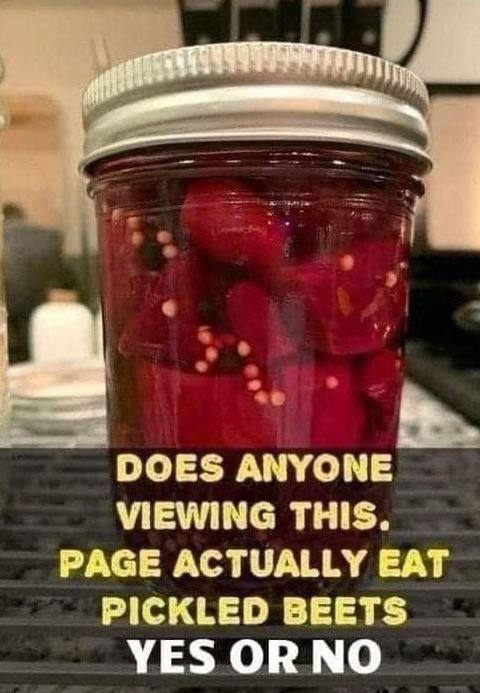 Healthy pickled beets