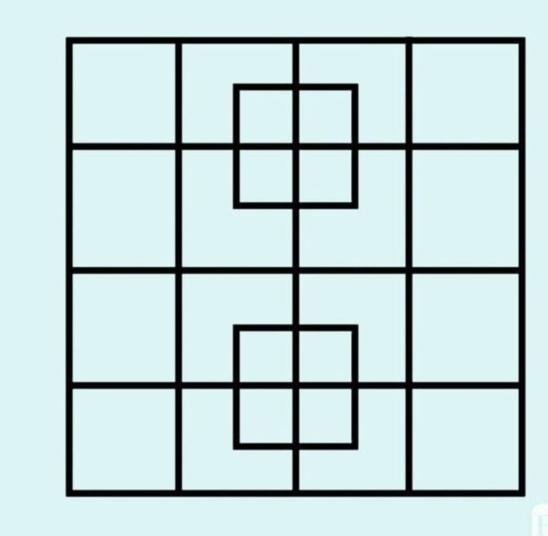How Many Squares Are in the Piture?