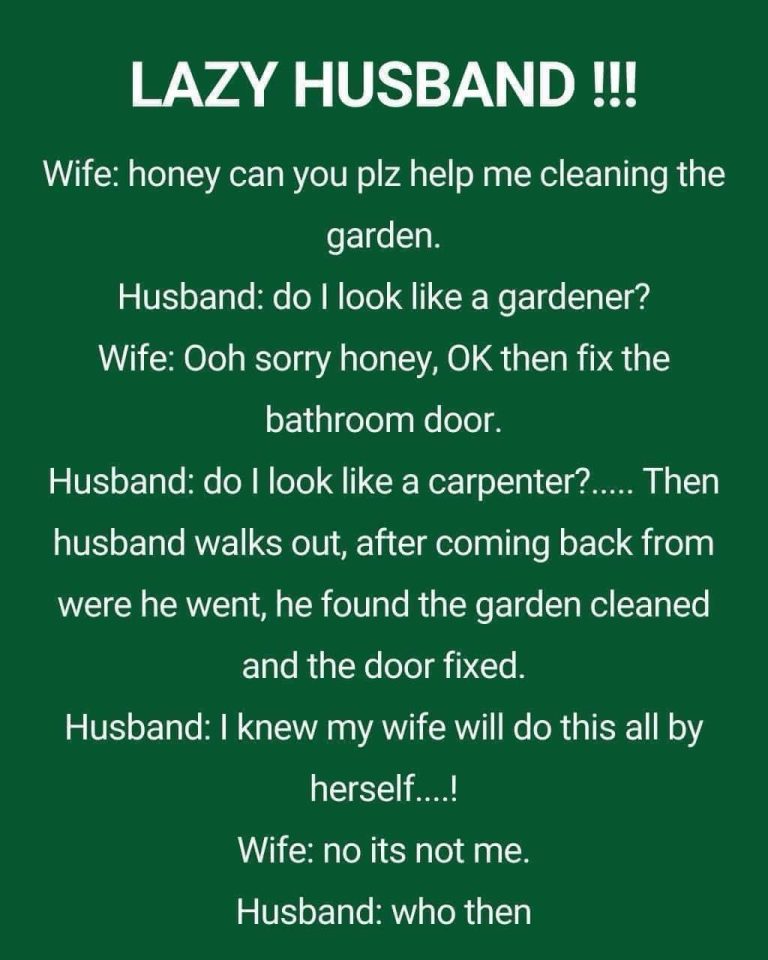 LAZY HUSBAND !!! (FUNNY STORY)