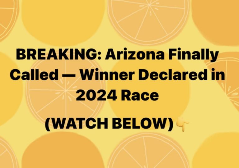 BREAKING: Arizona Finally Called — Winner Declared in 2024 Race