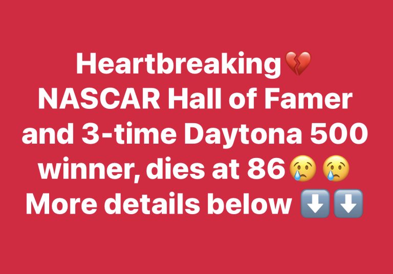 NASCAR Hall of Famer and 3-time Daytona 500 winner, dies at 86