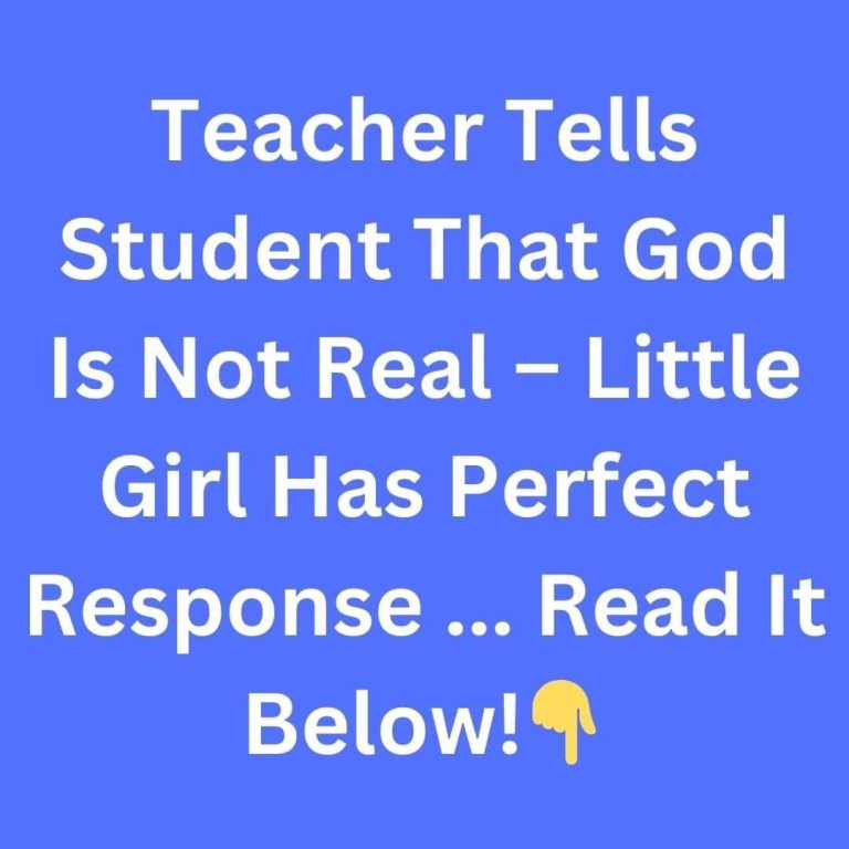 Teacher Tells Student