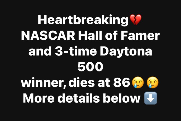 NASCAR Hall of Famer and 3-time Daytona 500 winner, dies at 86